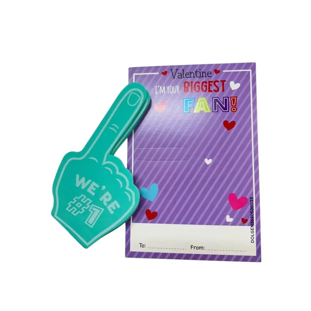 12 Count Classroom Valentine Cards I'm Your #1 Fan